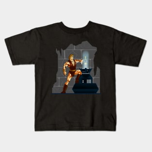 The Barbarian and the Sunsword Kids T-Shirt